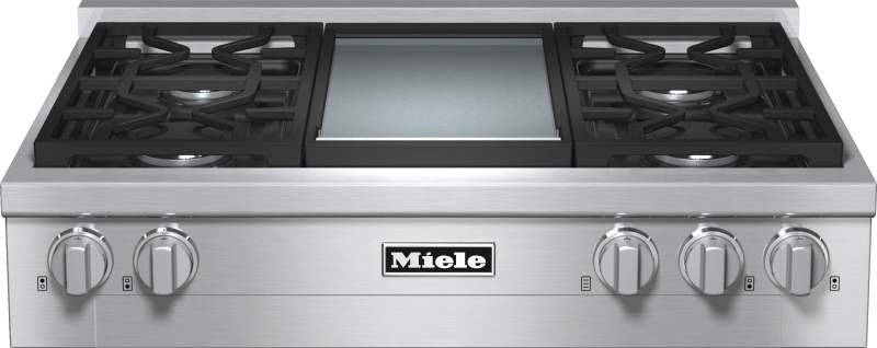 RangeTop with 4burners and griddle for versatility and performance KMR11361G