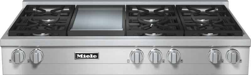 RangeTop with 6burners and griddle for versatility and performance KMR13561G