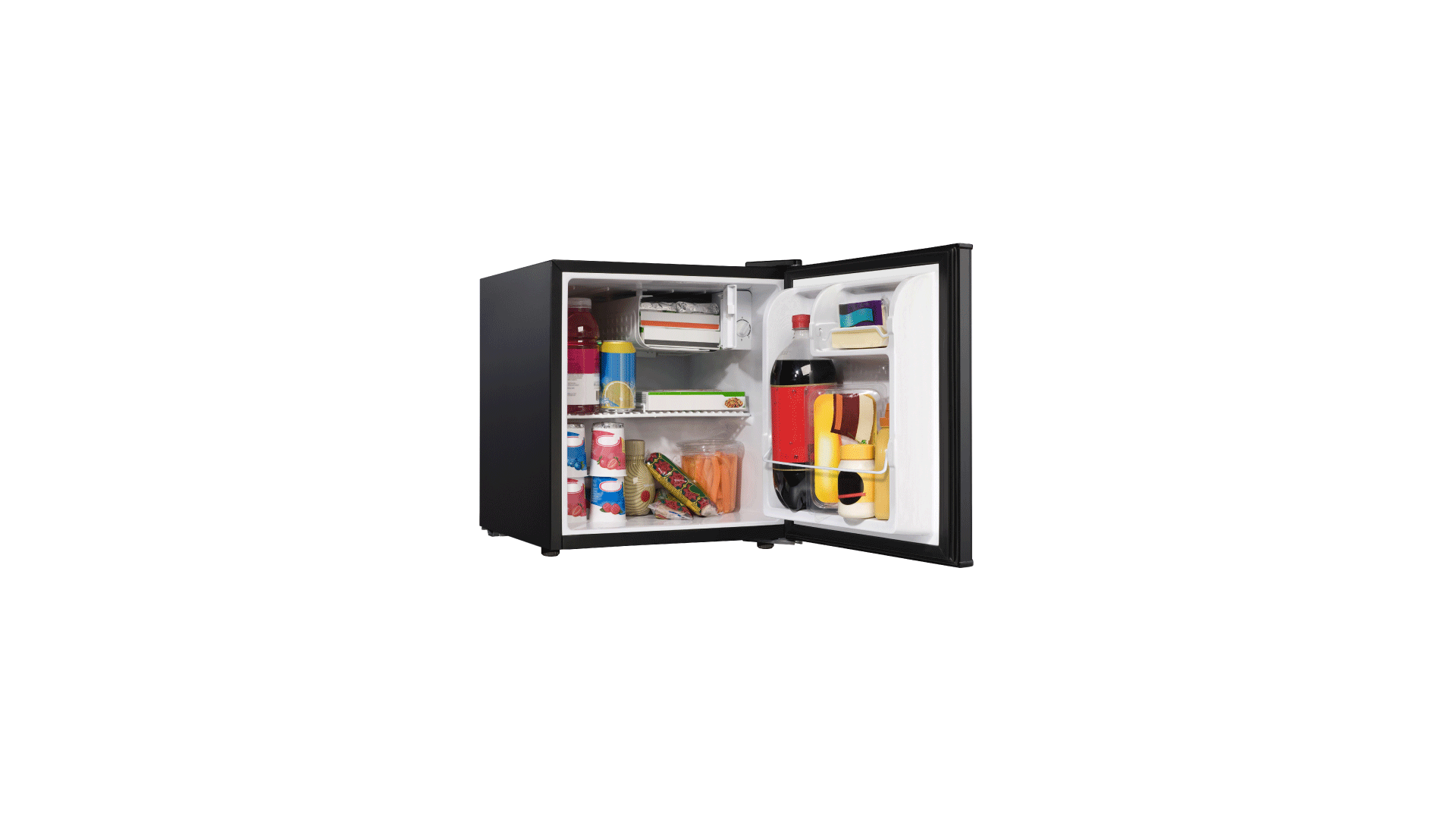 1.7 Black Refrigerator KMR17MBKE