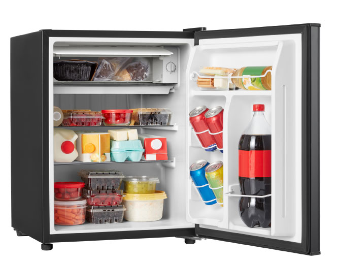 2.5 Black Refrigerator KMR25MBKE