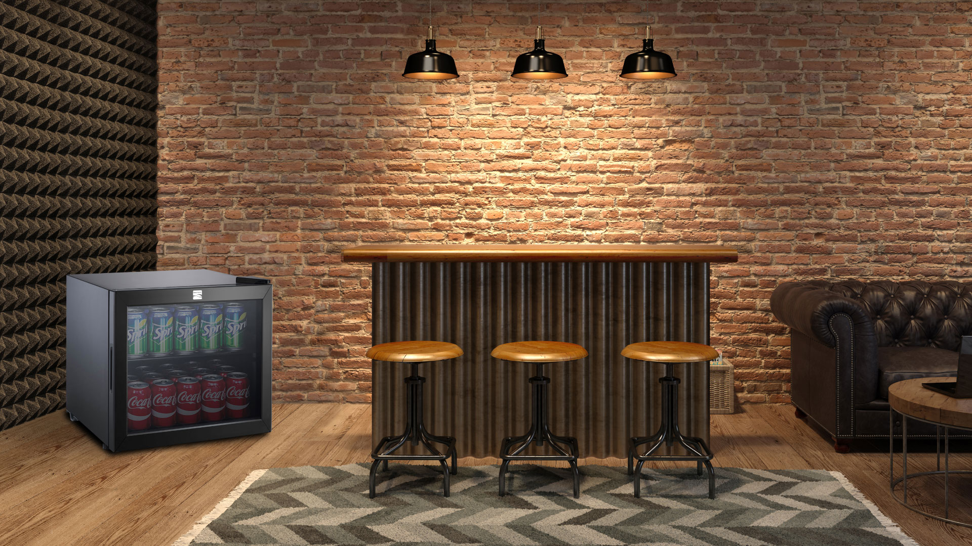 1.8 Black Beverage Center KMRB17MBK
