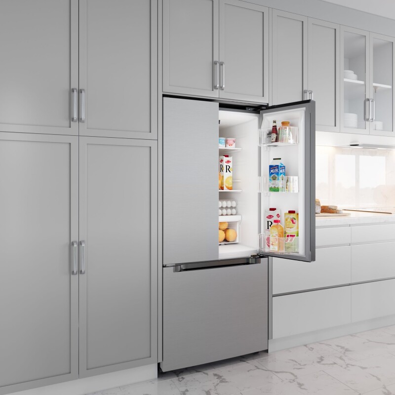 18.5 cu. ft. Stainless-Steel French Door Refrigerator in Silver KMRERFDSS18C, product image 4 of 13