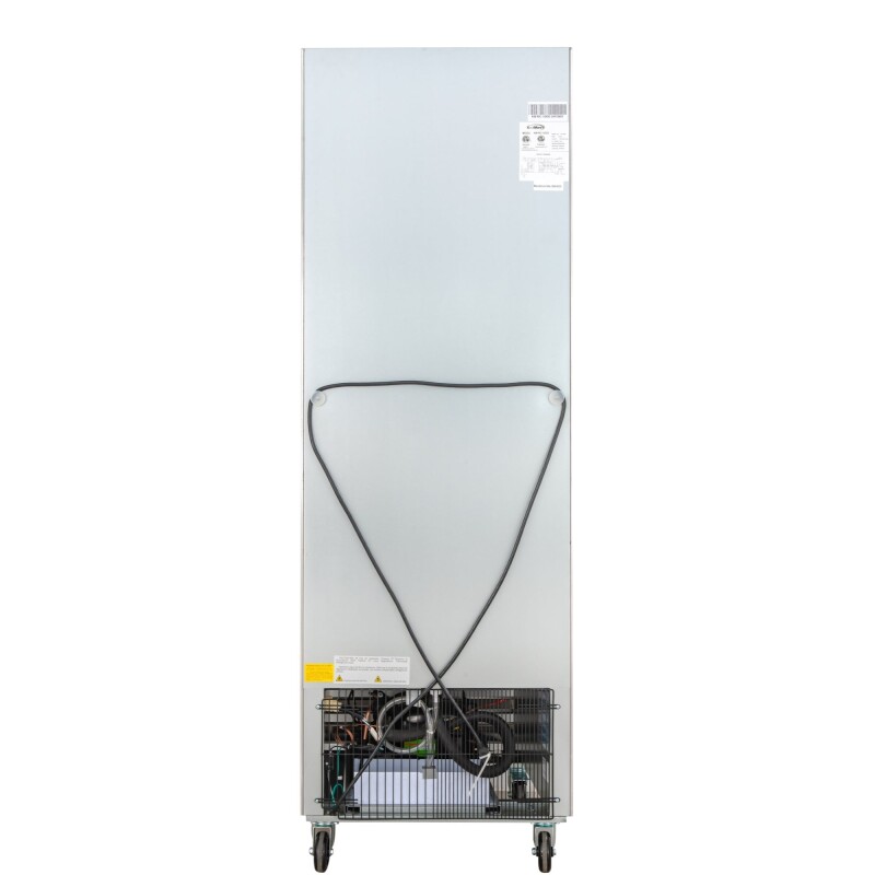 27 in. Commercial One Glass Door Convertible Reach-In Refrigerator/Freezer with 23 Cu. Ft. Capacity in Stainless Steel, ETL Listed KMRIC1DGD, product image 13 of 13