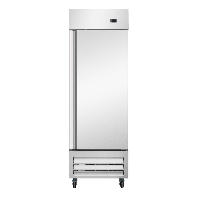 27 in. Commercial One Door Convertible Refrigerator/Freezer with 23 Cu. Ft. Capacity in Stainless Steel, ETL Listed KMRIC1DSS