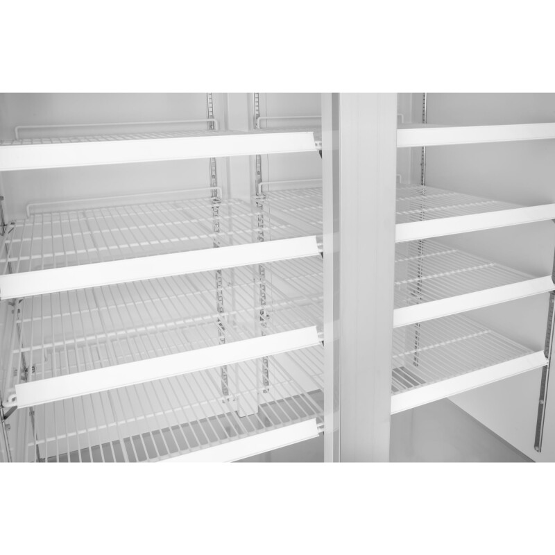 54 in. Commercial Two Glass Door Convertible Reach-In Refrigerator/Freezer with 49 Cu. Ft. Capacity in Stainless Steel, ETL Listed KMRIC2DGD, product image 8 of 13