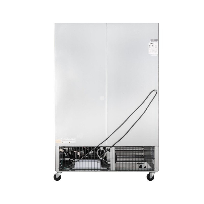 54 in. Commercial Two Glass Door Convertible Reach-In Refrigerator/Freezer with 49 Cu. Ft. Capacity in Stainless Steel, ETL Listed KMRIC2DGD, product image 13 of 13