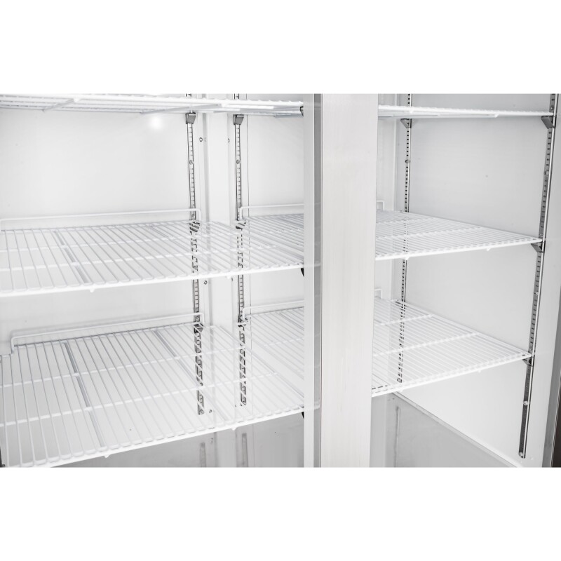 54 in. Commercial Two-Door Convertible Reach-In Refrigerator/Freezer with 49 Cu. Ft. Capacity in Stainless Steel, ETL Listed KMRIC2DSS, product image 9 of 13