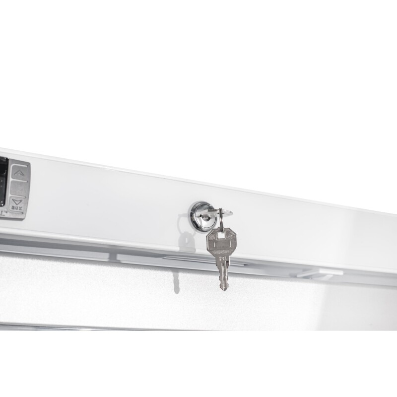 30 in. 21 cu. ft. Commercial Auto Defrost Glass Door Reach-In Freezer in White KMRIF1GD21CA