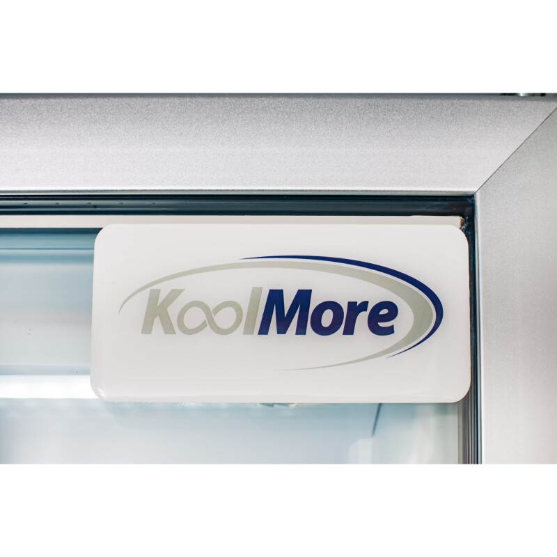 30 in. 21 cu. ft. Commercial Auto Defrost Glass Door Reach-In Freezer in White KMRIF1GD21CA