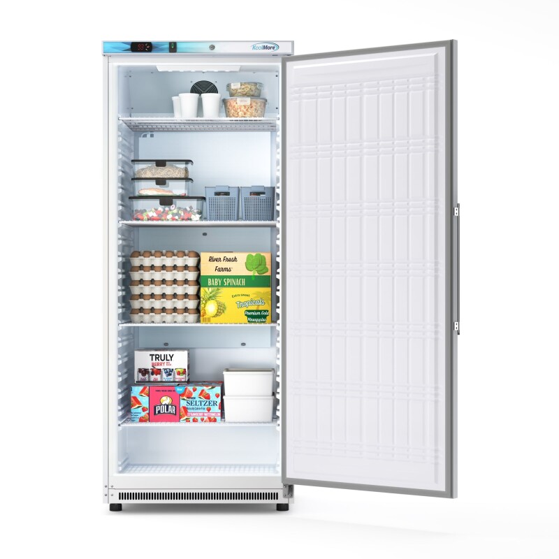 20 Cu. Ft. Commercial Reach-in Refrigerator in White with Manual Defrost KMRMD20WH