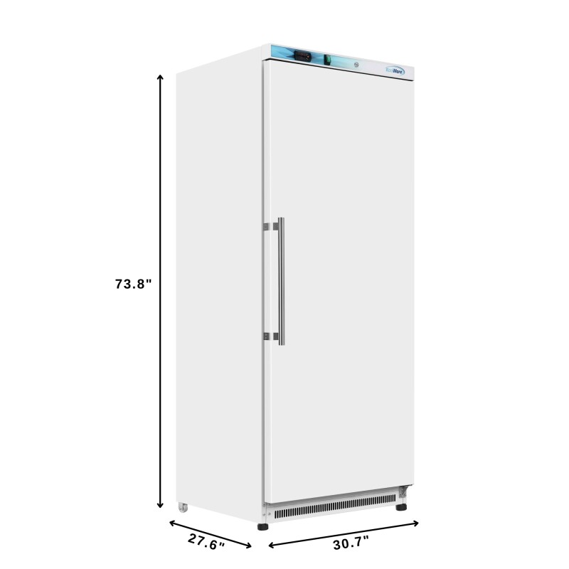 20 Cu. Ft. Commercial Reach-in Refrigerator in White with Manual Defrost KMRMD20WH