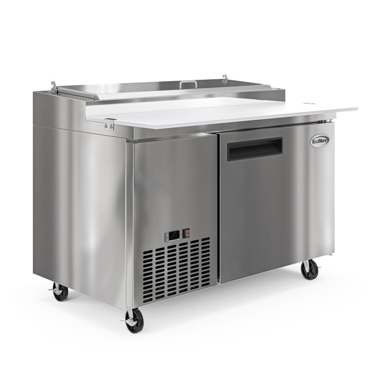 50 in. One Door Commercial Pizza Prep Refrigerator in Stainless-Steel KMRPPS1DSS, product image 2 of 11