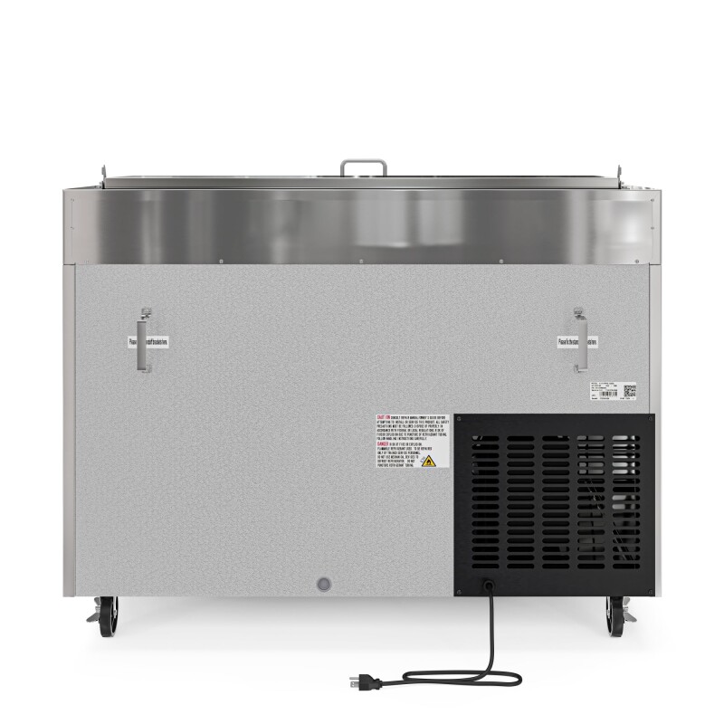 50 in. One Door Commercial Pizza Prep Refrigerator in Stainless-Steel KMRPPS1DSS, product image 9 of 11