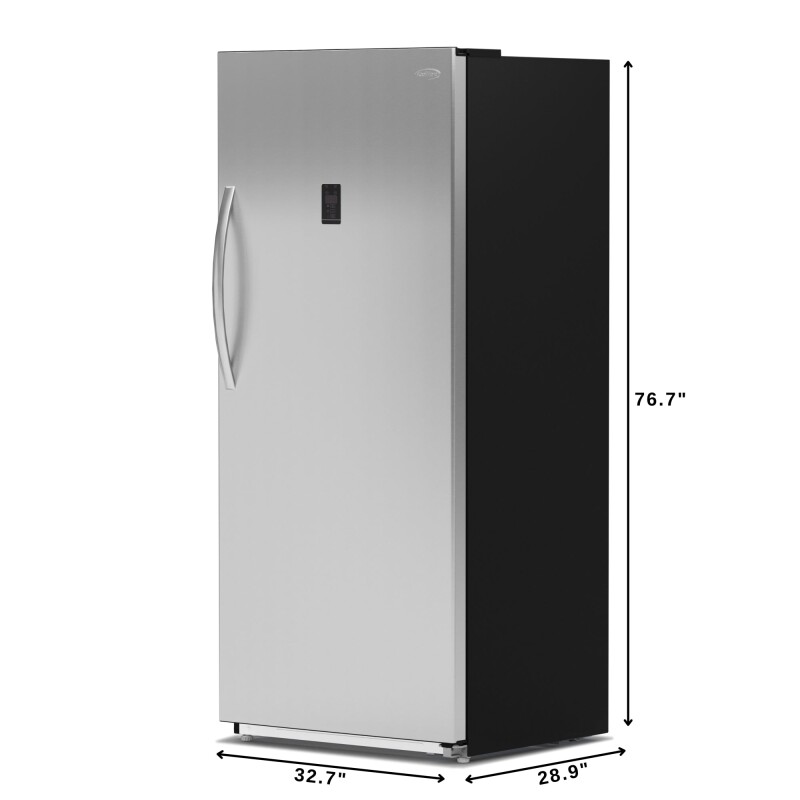 21 cu. ft. Upright Convertible Refrigerator/Freezer in Silver KMRUF21S, product image 5 of 13