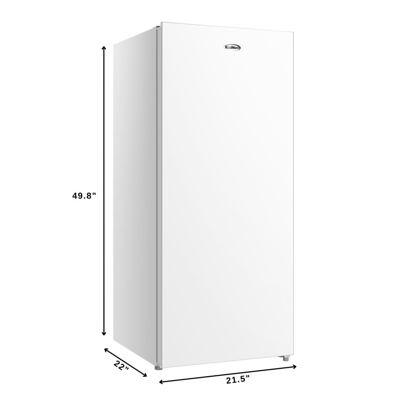 7 cu. ft. Convertible Garage Ready Upright Freezer/Refrigerator in White KMRUF7S, product image 4 of 13