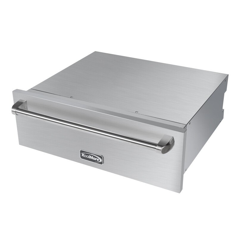 30 in. Warming Drawer with Three Compartments in Stainless-Steel KMRWD30SS