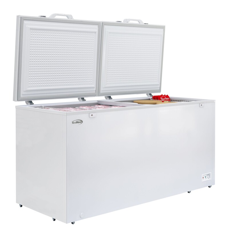79 in. Commercial Chest Freezer, 30 Cu. Ft. in White, ETL Listed KMSCF30C