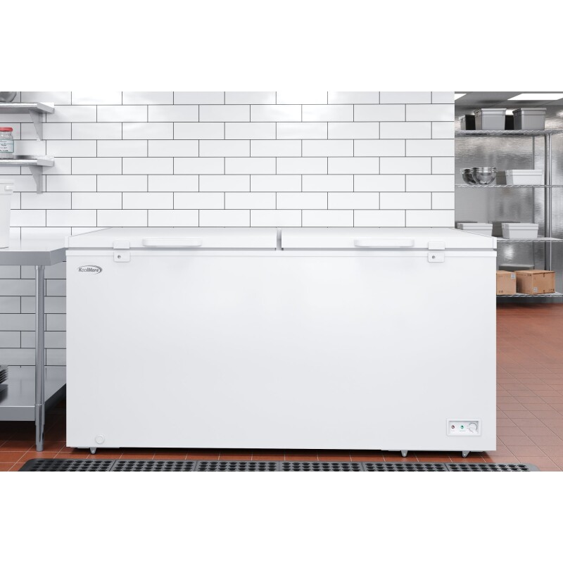 79 in. Commercial Chest Freezer, 30 Cu. Ft. in White, ETL Listed KMSCF30C
