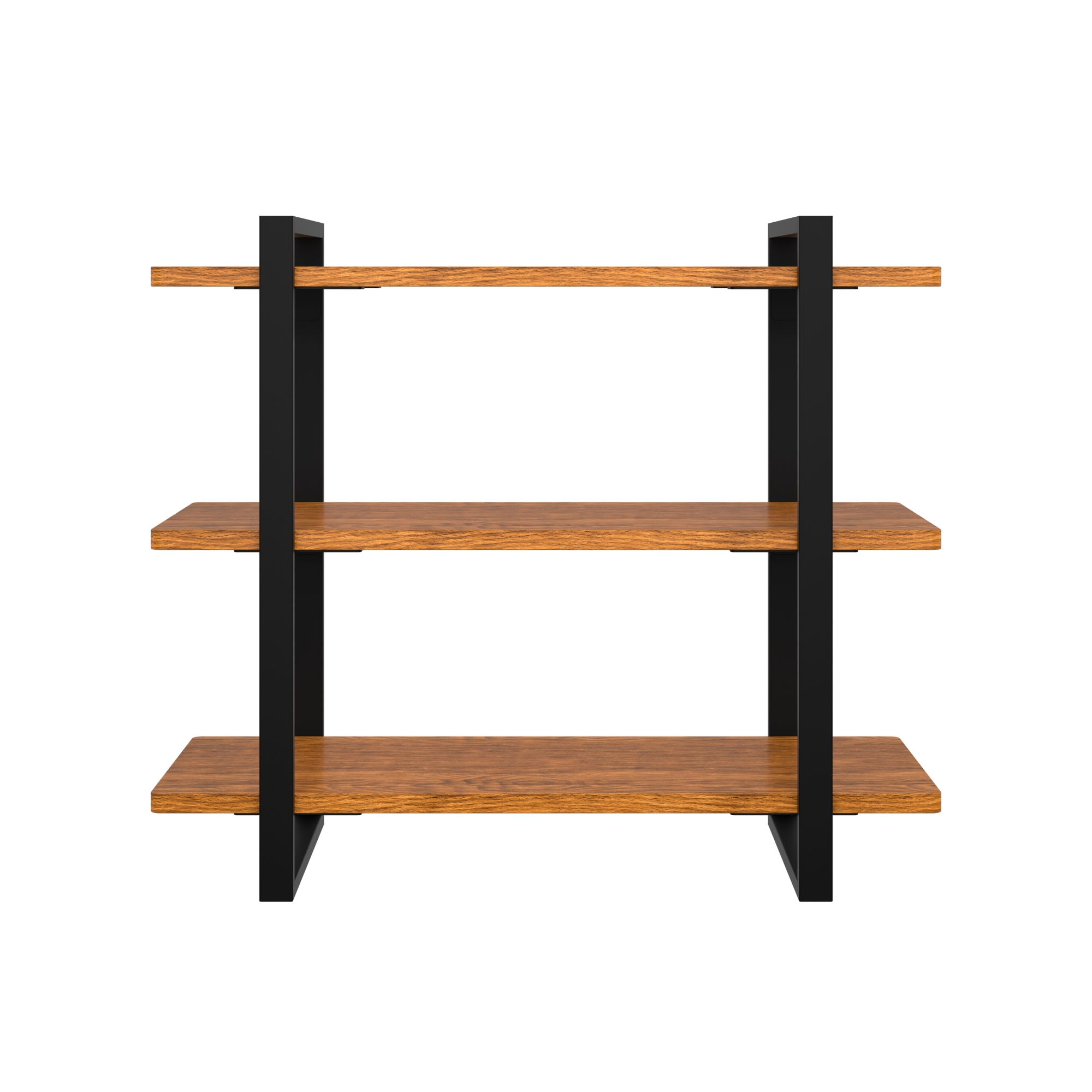 28 in. 3 Tiered Supermarket Wooden Display Rack KMSDW3ROP, product image 7 of 9