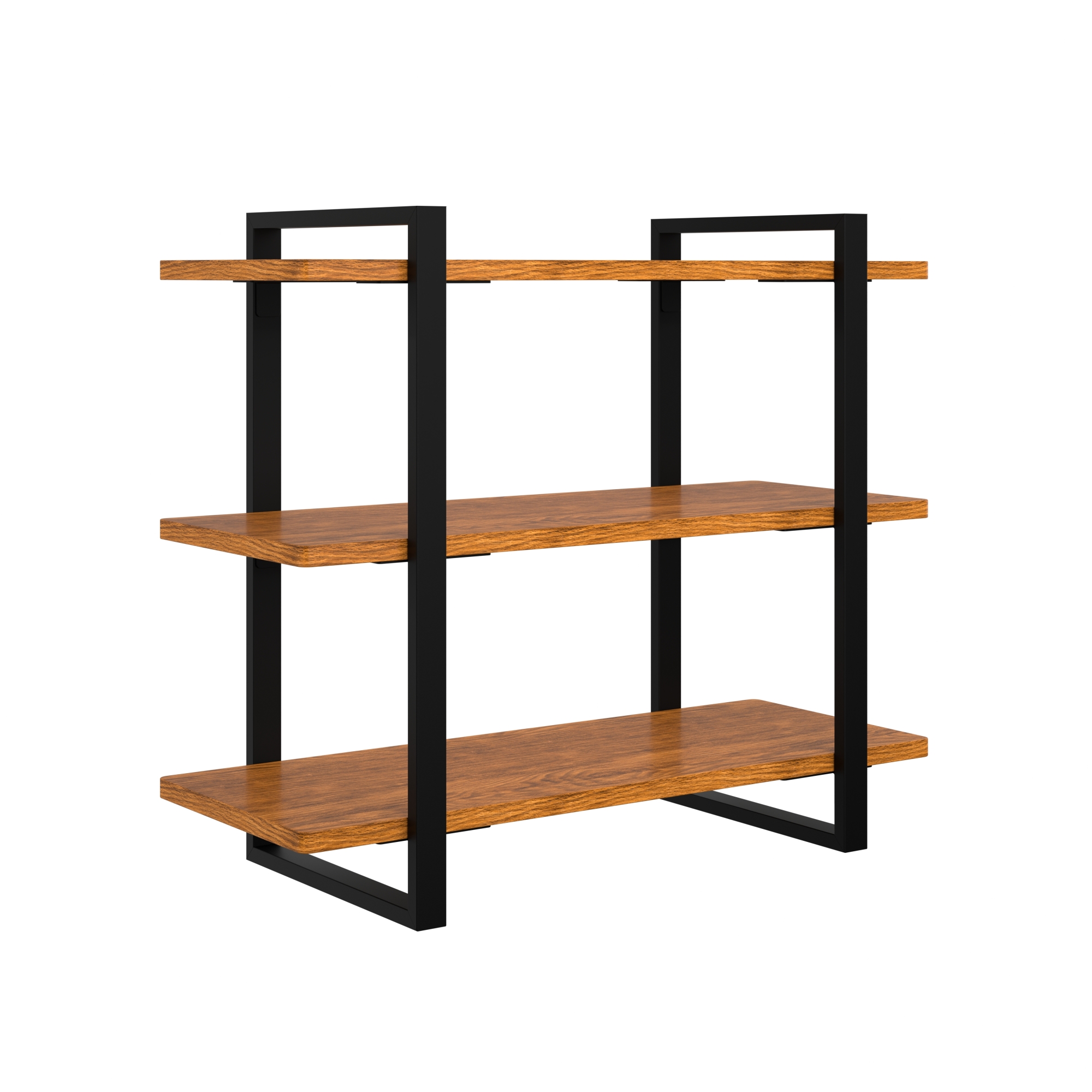 28 in. 3 Tiered Supermarket Wooden Display Rack KMSDW3ROP, product image 8 of 9