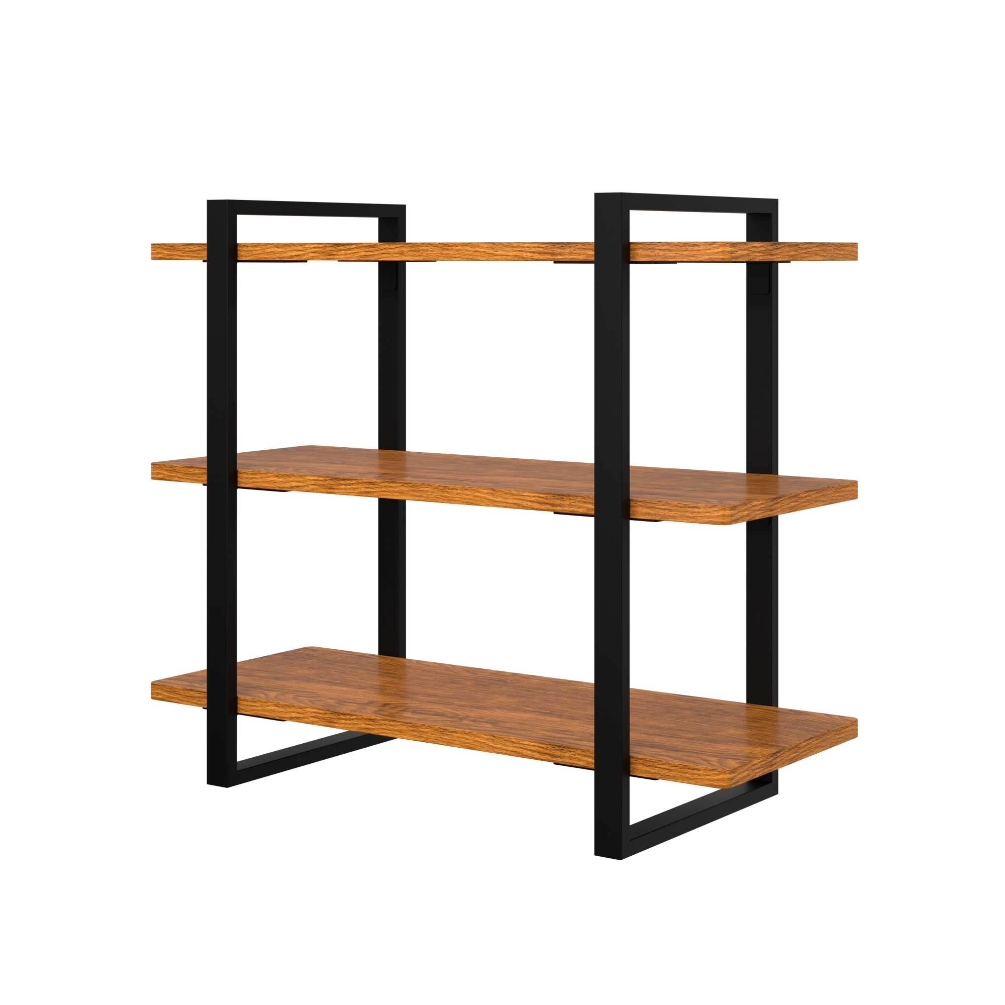 28 in. 3 Tiered Supermarket Wooden Display Rack KMSDW3ROP, product image 9 of 9