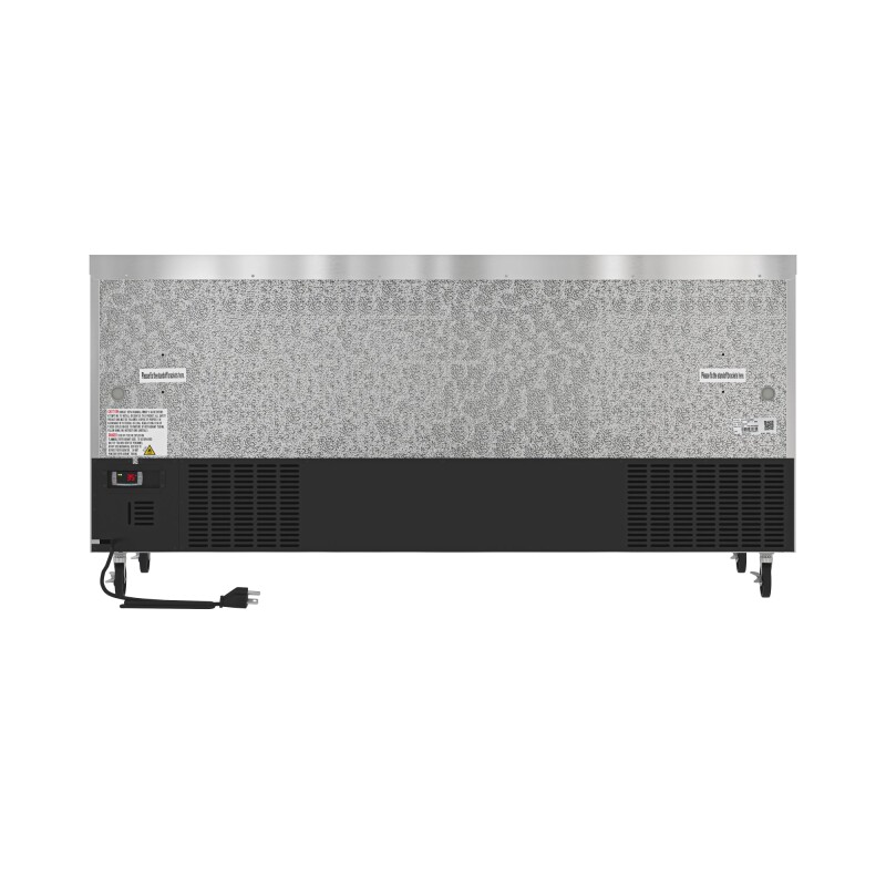 72 in. Three Door Commercial Undercounter Refrigerator 18 cu. ft KMUCR3DSS, product image 8 of 8