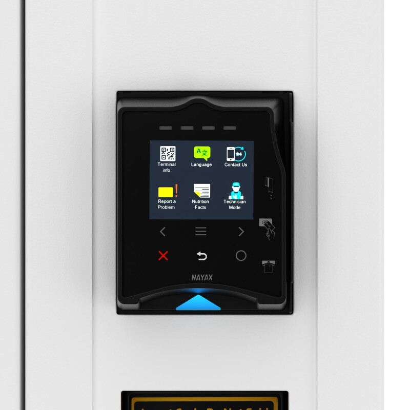 45 in. Commercial Freezer Ice Cream Vending Machine with 44 Slots, Ample 49 in. Touch Display, Bill and Coin Acceptor, Credit Card Reader in White KMVMFWT36BCR, product image 7 of 13