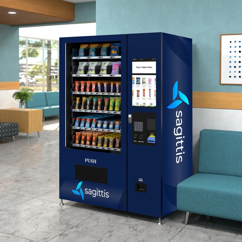 50 in. 60-Slot Snack Vending Machine with 22-inch Touch Screen in Black, Non-Refrigerated. - Wrap KMVMNT50B, product image 15 of 17