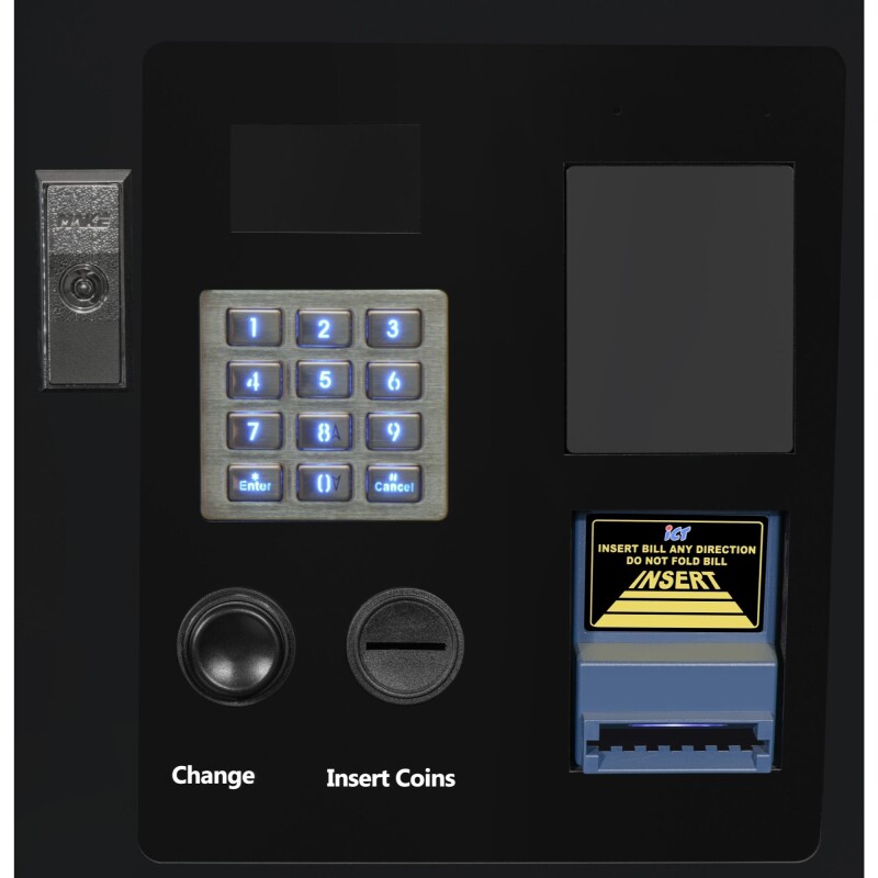 50 in. 60-Slot Snack Vending Machine with 22-inch Touch Screen, Bill and Coin Acceptor in Black, Non-Refrigerated KMVMNT50BC, product image 15 of 17