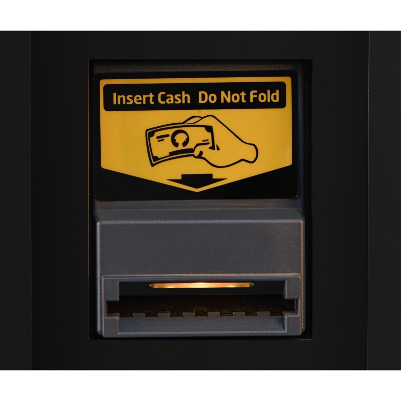 Refrigerated Snack and Drink Vending Machine with 36 Slots Featuring a Credit Card Reader and Coin/Bill Acceptor in Black KMVMR30BCR, product image 9 of 14