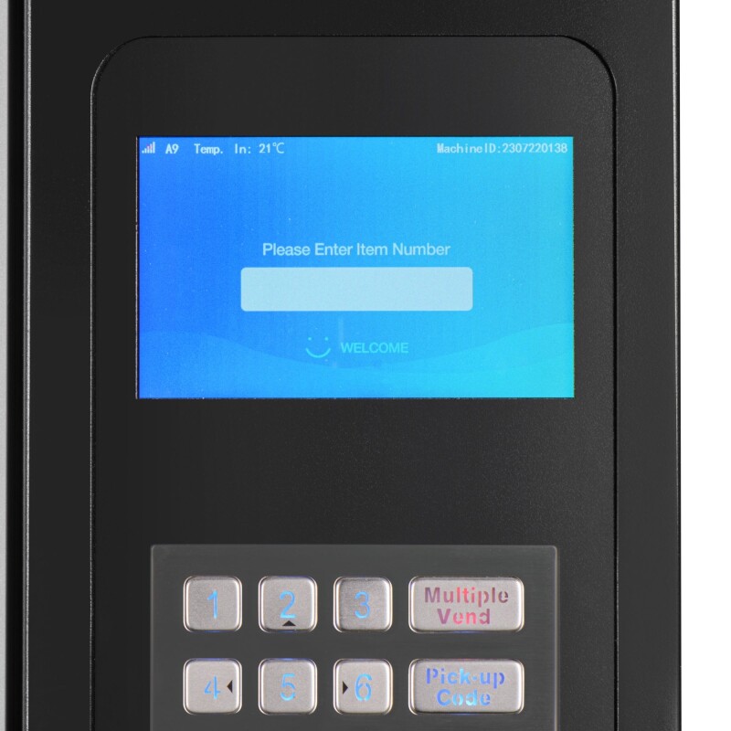 Refrigerated Snack and Drink Vending Machine with 60 Slots and Coin/Bill Acceptor in Black KMVMR40BC, product image 7 of 13