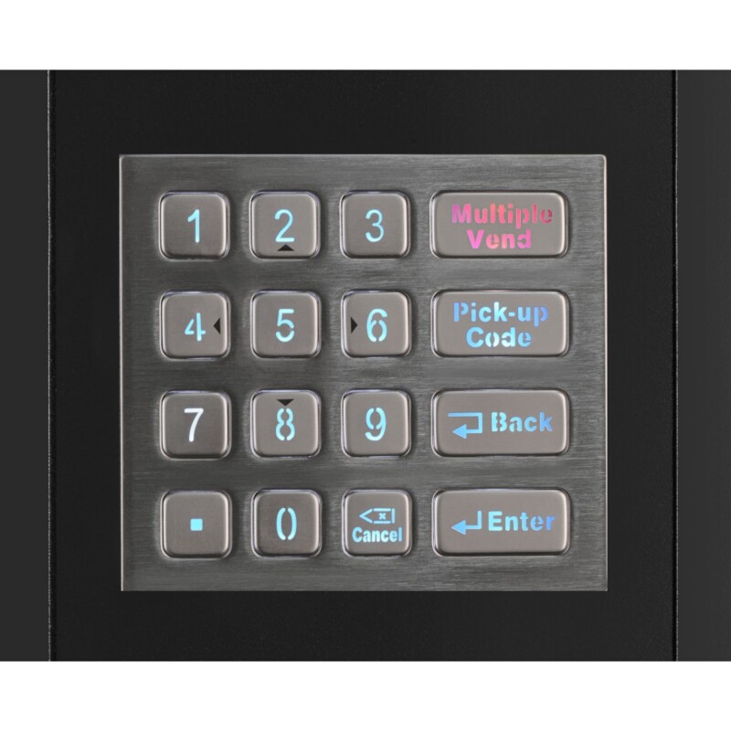Refrigerated Snack and Drink Vending Machine with 60 Slots and Coin/Bill Acceptor in Black KMVMR40BC, product image 11 of 13