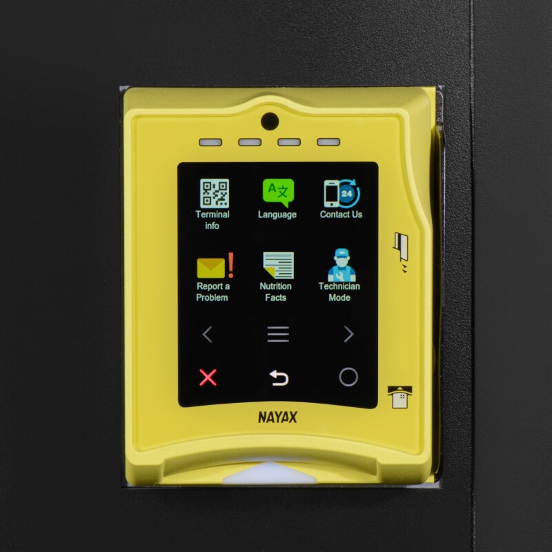 Refrigerated Snack and Drink Vending Machine with 60 Slots and 22 Inch Touch Screen with CC Reader and Coin/Bill Acceptor in Black KMVMRT50BCR, product image 10 of 14