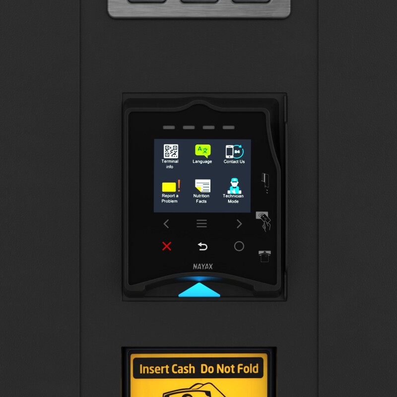 41 in. Refrigerated Snack Vending Machine with 48 Slots and Ample 49 in. Touch Display, Bill and Coin Acceptor, Credit Card Reader, Wifi, and 4G Connectivity in Black KMVMRWT48BCR, product image 10 of 13