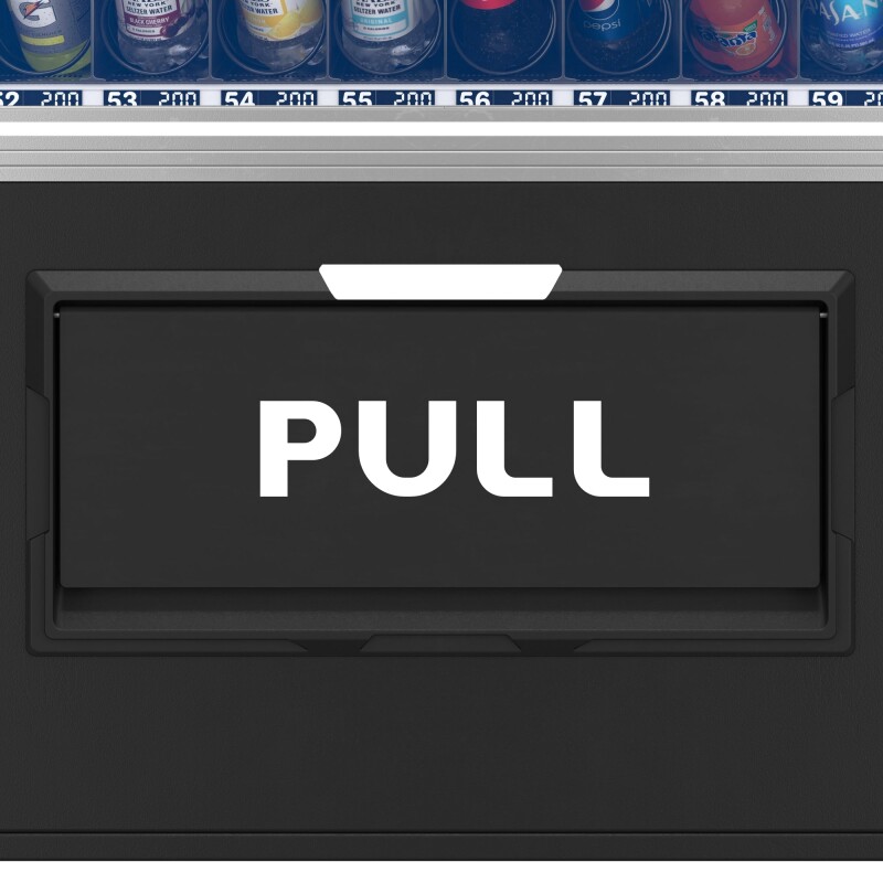 Snack Vending Machine with 21.5 Inch Touch Display, 66 Slots and Elevator-Lift Dispensing System,Refrigerated, Bill and Coin Acceptor, Credit Card Reader, Wifi and 4G Connectivity in Black KMVMRWT66EBCR, product image 9 of 14