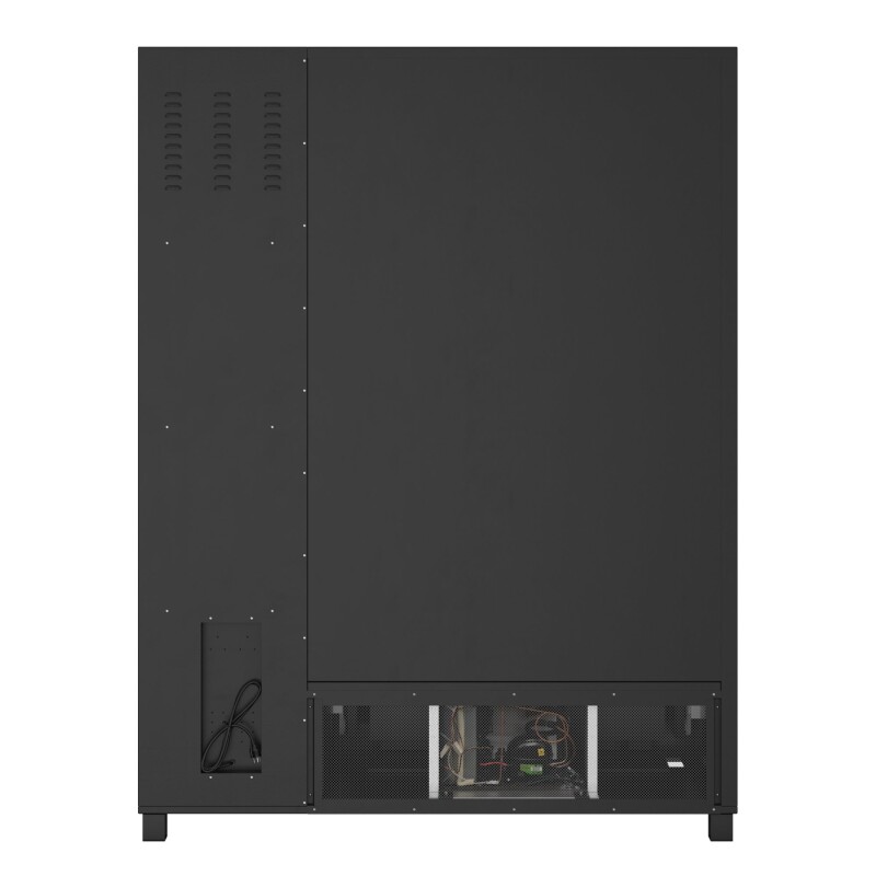 Snack Vending Machine with 21.5 Inch Touch Display, 66 Slots and Elevator-Lift Dispensing System,Refrigerated, Bill and Coin Acceptor, Credit Card Reader, Wifi and 4G Connectivity in Black KMVMRWT66EBCR, product image 14 of 14