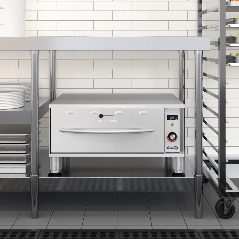 One-Drawer Commercial Free Standing Warming Drawer in Stainless-Steel, UL and NSF Listed KMWDM1, product image 5 of 10