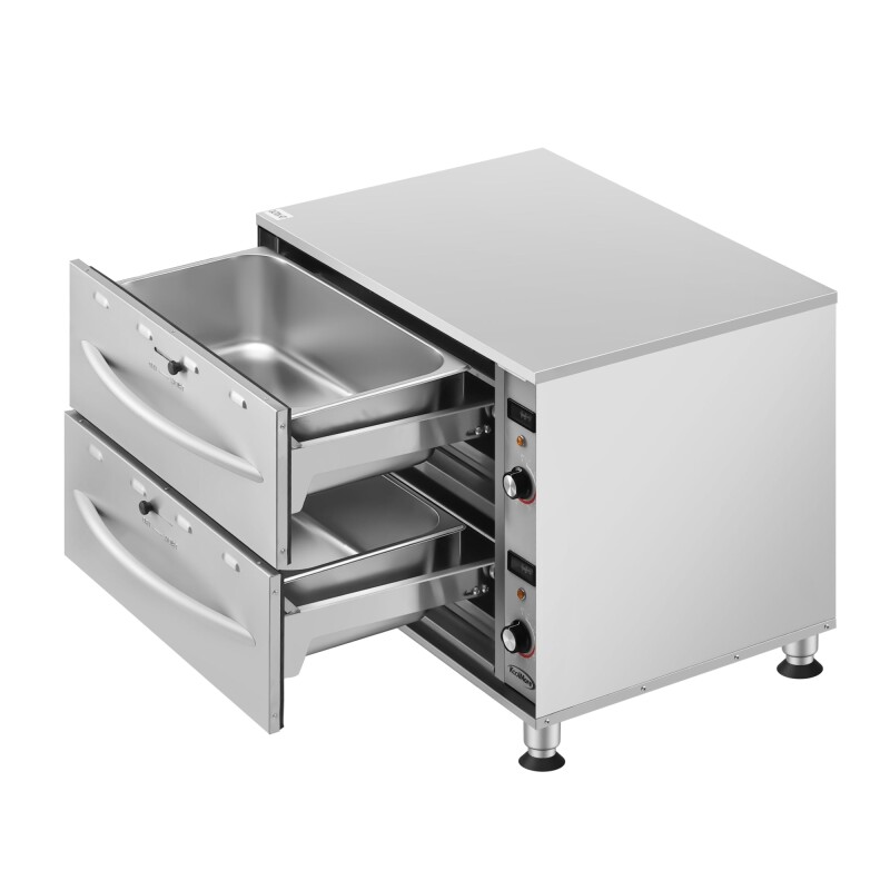 Two-Drawer Commercial Free Standing Warming Drawers in Stainless-Steel KMWDM2, product image 7 of 13