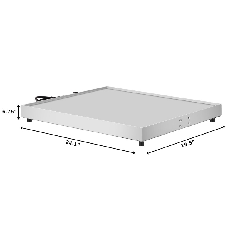 24 in. Commercial Warming Shelf in Stainless-Steel KMWS24, product image 3 of 12