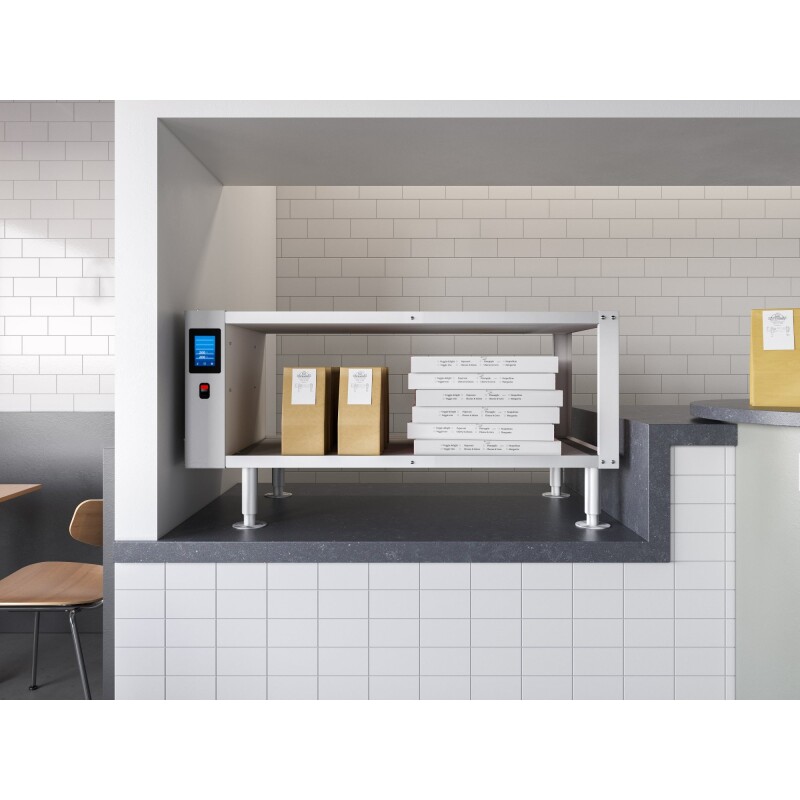 Two-Shelve Commercial Take Out Warmer Cabinet with Touch Screen in Stainless-Steel, UL and NSF Listed KMWSCT2, product image 4 of 11