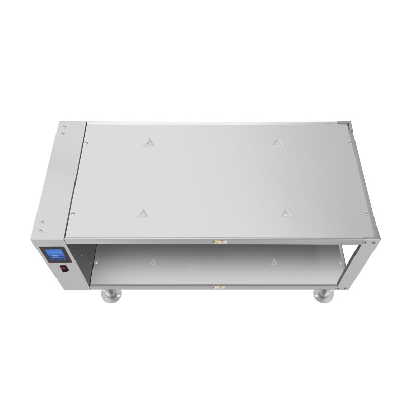 Two-Shelve Commercial Take Out Warmer Cabinet with Touch Screen in Stainless-Steel, UL and NSF Listed KMWSCT2, product image 6 of 11