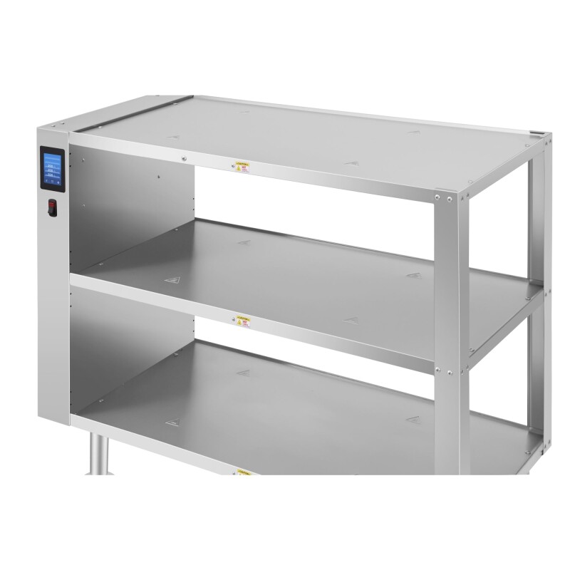 Three-Shelve Commercial Take Out Warmer Cabinet with Touch Screen in Stainless-Steel, UL and NSF Listed KMWSCT3, product image 10 of 12
