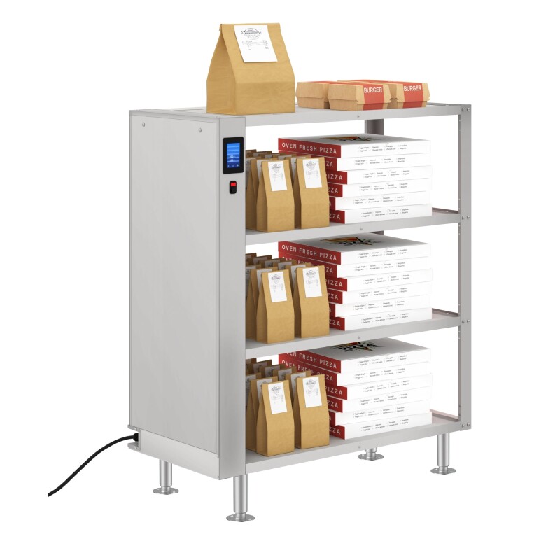 Four-Shelve Commercial Take Out Warmer Cabinet with Touch Screen in Stainless-Steel, UL and NSF Listed KMWSCT4, product image 2 of 9
