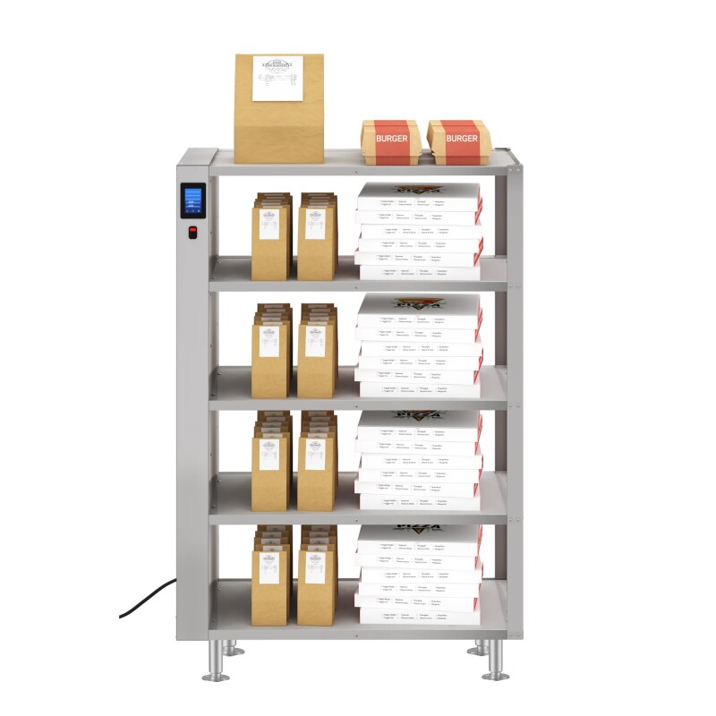 Five-Shelve Commercial Take Out Warmer Cabinet with Touch Screen in Stainless-Steel, UL and NSF Listed KMWSCT5