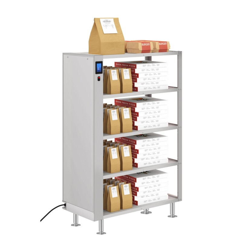 Five-Shelve Commercial Take Out Warmer Cabinet with Touch Screen in Stainless-Steel, UL and NSF Listed KMWSCT5, product image 2 of 11