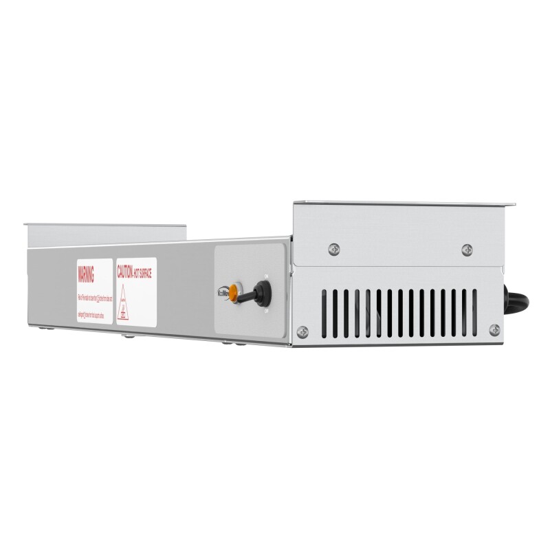 24 in. High Wattage Commercial Food Strip Warmer with Toggle Controls and Cord - 120V, 500W, UL Listed in Stainless-Steel KMWSTRIP24, product image 5 of 10