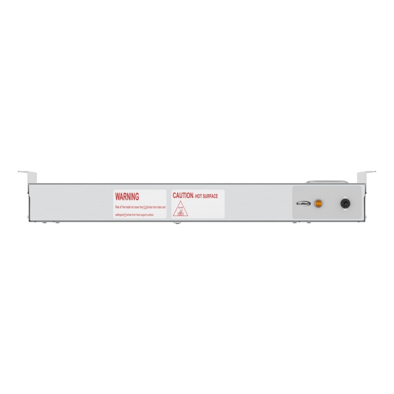24 in. High Wattage Commercial Food Strip Warmer with Toggle Controls and Cord - 120V, 500W, UL Listed in Stainless-Steel KMWSTRIP24, product image 10 of 10