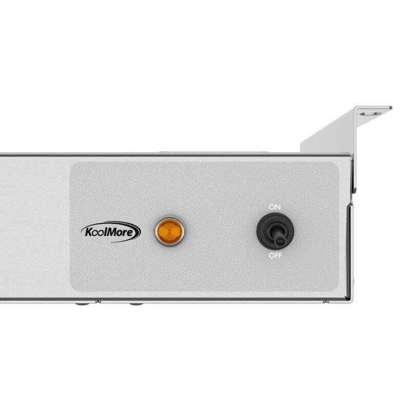 36 in. High Wattage Commercial Food Strip Warmer with Toggle Controls and Cord - 120V, 850W, UL Listed in Stainless-Steel KMWSTRIP36, product image 5 of 10