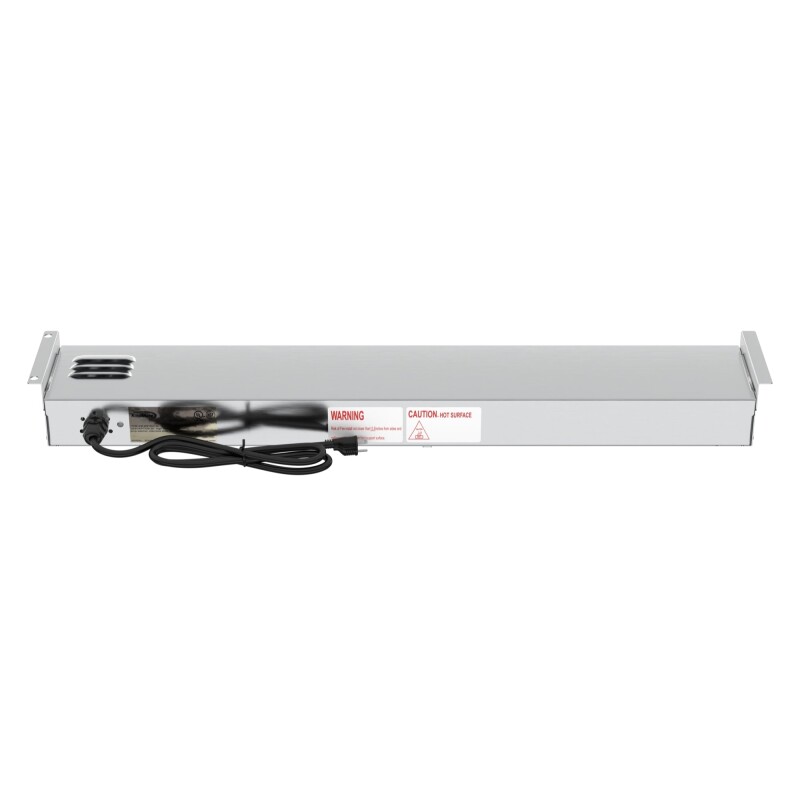 36 in. High Wattage Commercial Food Strip Warmer with Toggle Controls and Cord - 120V, 850W, UL Listed in Stainless-Steel KMWSTRIP36, product image 6 of 10