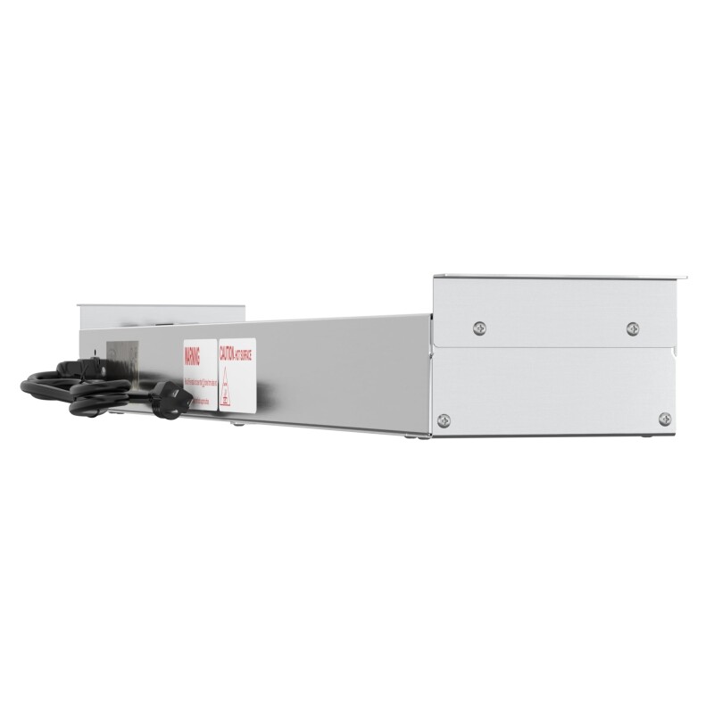 36 in. High Wattage Commercial Food Strip Warmer with Toggle Controls and Cord - 120V, 850W, UL Listed in Stainless-Steel KMWSTRIP36, product image 8 of 10